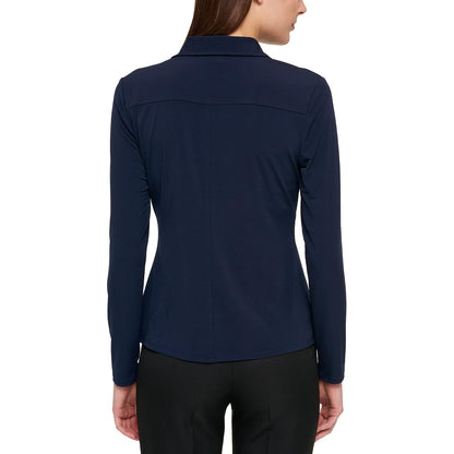 Tommy Hilfiger - Playera de Trabajo Suave para Mujer