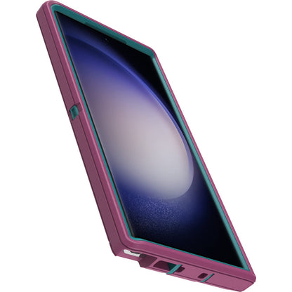 Otterbox Funda para Galaxy S23 Ultra Defender Series - Canyon Sun (), Resistente Y Duradera, con Protección De Puerto, Incluye Soporte con Clip De Funda Rosa
