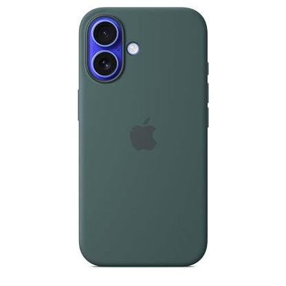 Apple Funda de silicón con MagSafe para el iPhone 16 - Verde Lago ​​​​​​​