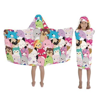 Franco Squishmallows - Toalla de Toalla de Rizo de algodón Suave para baño, Piscina, Playa, 24 x 50 Pulgadas - Squishmallows - 24 in x 50 in