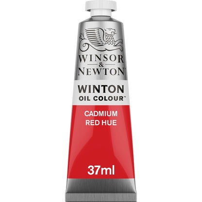 Winsor & Newton Winton Pintura al Óleo, Tubo de 37 ml - Tubo de 37 ml - Rojo (Cadmium Red Hue 095)