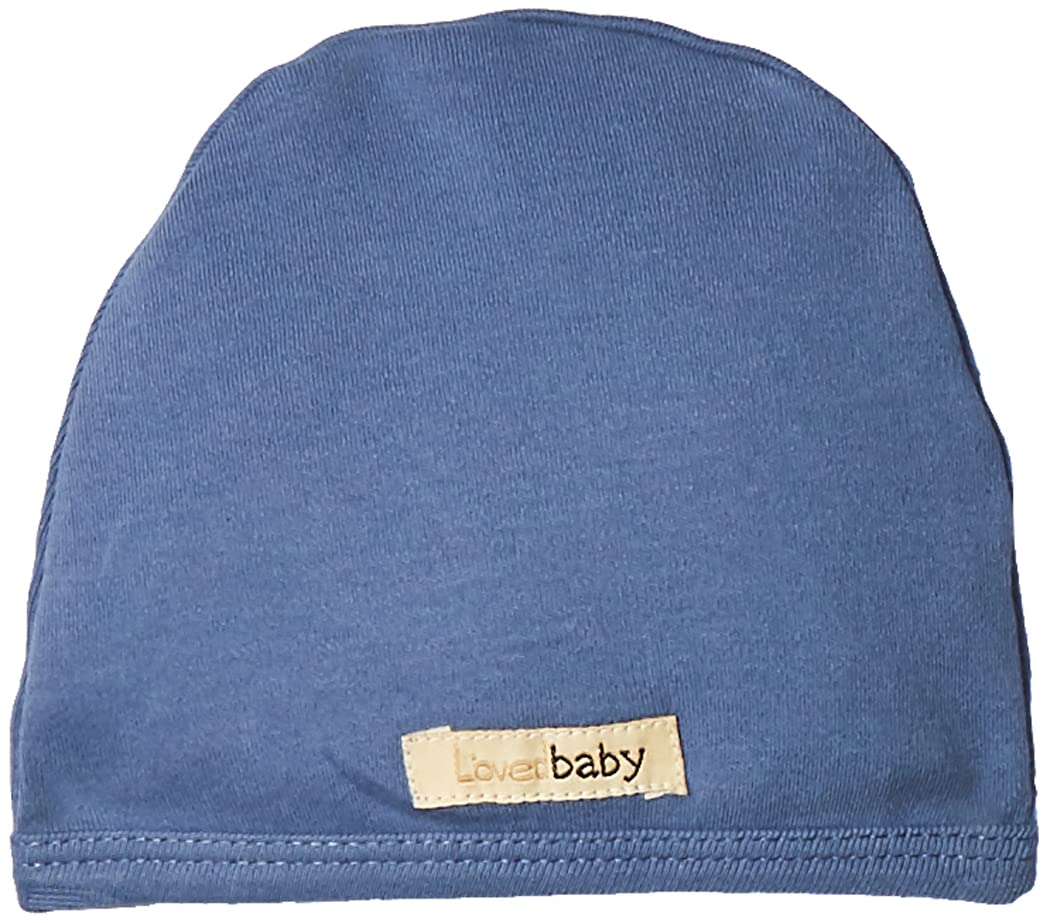 L'ovedbaby Gorra orgánica para bebé - Bebé - 0-3 Meses - Pizarra