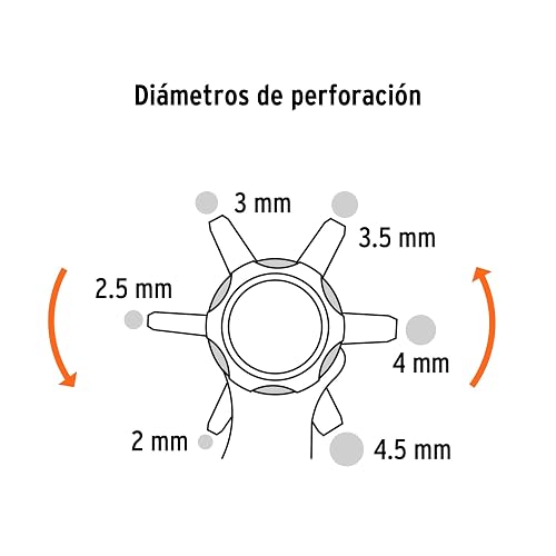 Truper PSA-9, Pinza sacabocados, mango ergonómico