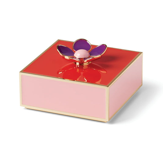 kate spade new york Make It Pop - Caja Floral de 1 Libra, Rojo/Rosa
