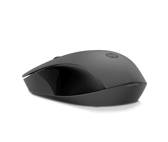 HP Mouse Inalámbrico 150, Conexión de 2.4 GHz, 1600 dpi, Windows/Mac OS, Ambidiestro, Negro