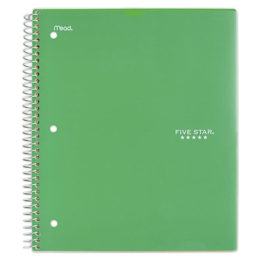 Five Star Cuaderno Personalizable de Espiral Profesional 100 Hojas a Raya 1 Materia