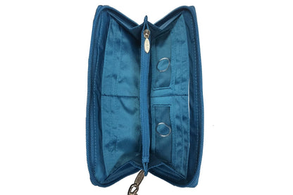 Big Skinny Women's Panther Clutch Slim Wallet, Holds Up to 40 Cards