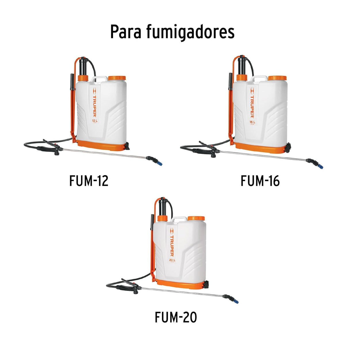 Truper FUM-262-C, Boquilla JD-12, completa para fumigadores FUM-12, 16 y 20