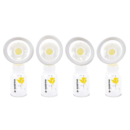 Medela | Embudo PersonalFit Flex para Extractores de Leche Medela | Talla Mediana (24 mm) | Contiene: 2 embudos