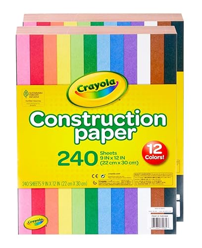 Crayola Construction Paper, 240 Count, 2-Pack