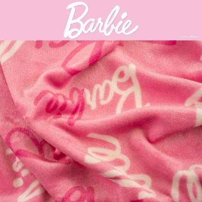 Franco Barbie - Ropa de Cama para niños, súper Suave y acogedora, Manta de Seda, 40 x 50 Pulgadas, (Producto con Licencia Oficial)
