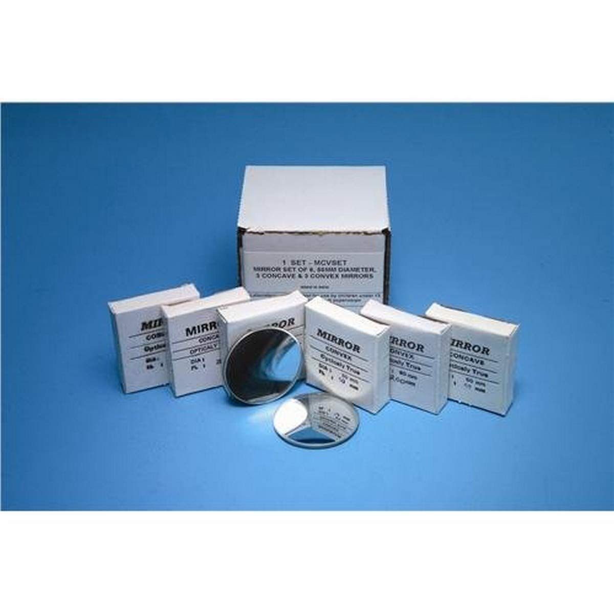 United Scientific MCVSET Juego de espejos de vidrio, 6 piezas