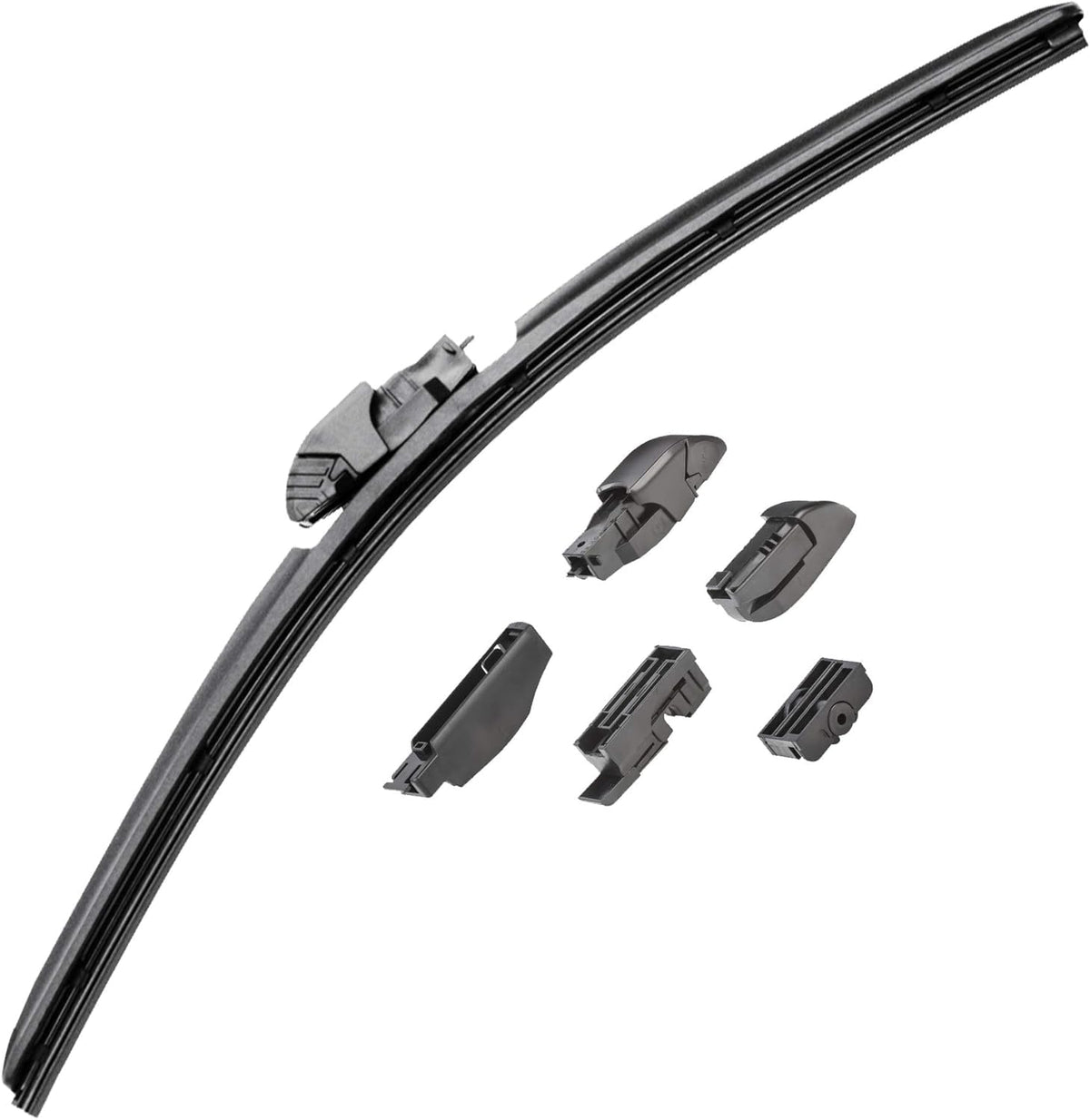 Hella 9XW18S Pluma limpiaparabrisas CLEANTECH Copiloto para Aveo/Civic/Golf VII/Tornado/Virtus/Yaris. Incluye conectores e instructivo