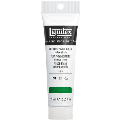 Liquitex Heavy Body pintura acrílica Brilliant Purple 59 ml - Verde (Phthalocyanine Green Yellow Shade 319)