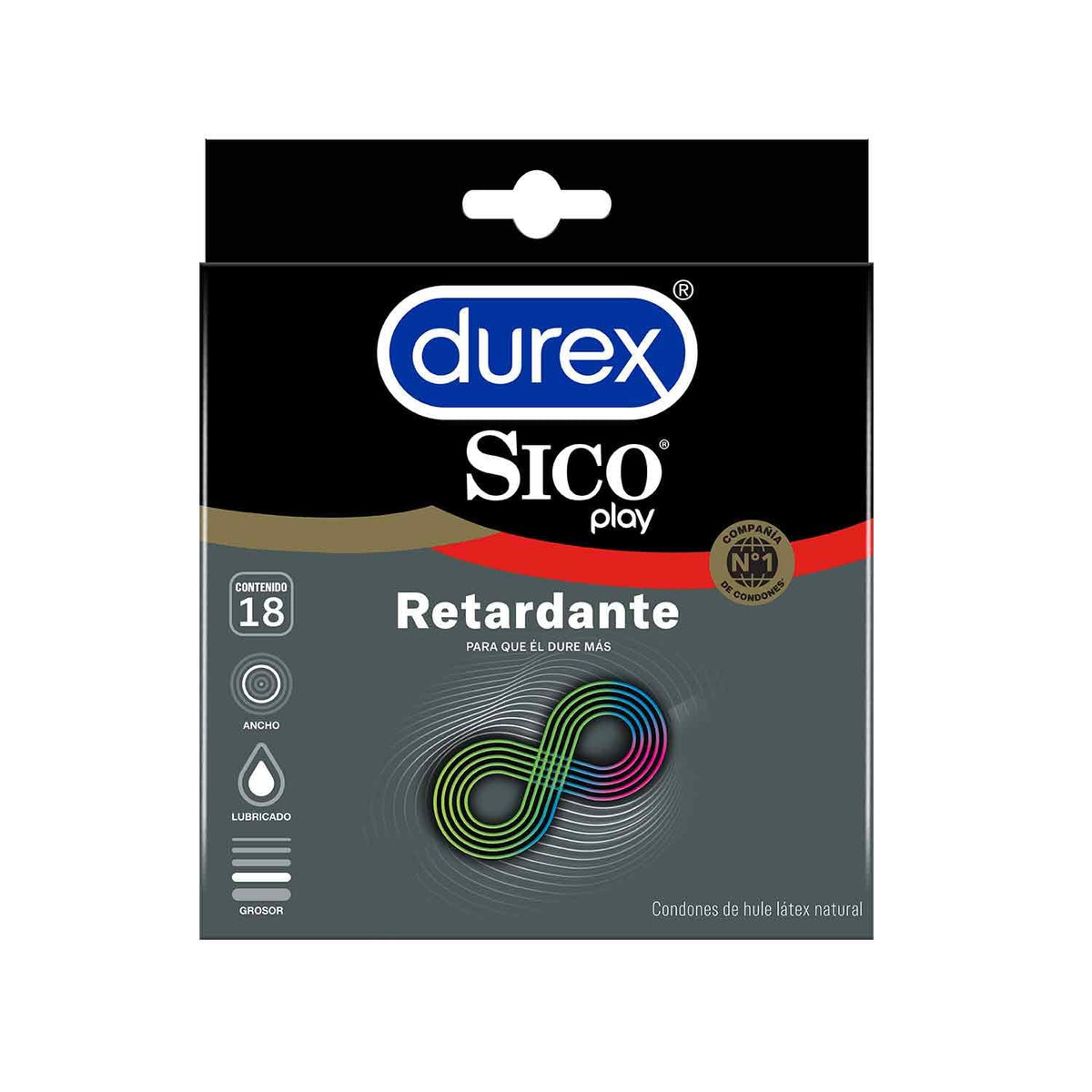 Sico Durex Play Condones con 18 piezas