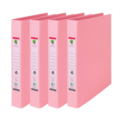 Kit de 4 Carpetas para Archivo plastificada Tamaño Carta 1pg - Rosa Pastel - Rosa Pastel - Carta