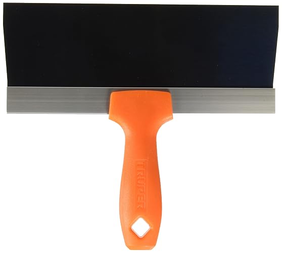Truper ETA-10, Espátula tapizadora, hoja flexible fabricada en acero al alto carbono, 10"