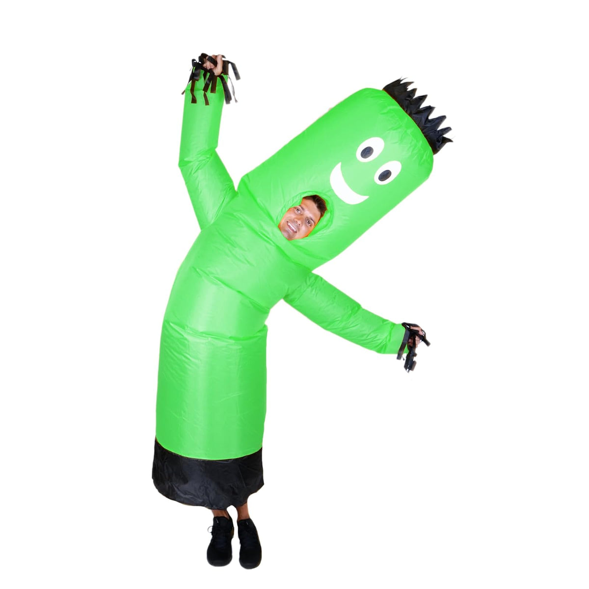 LookOurWay - Disfraz inflable para hombre, diseño de brazo ondulado, divertido disfraz inflable de Halloween para adultos, color verde - Verde