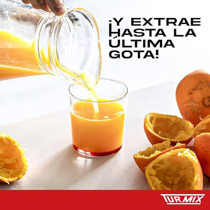 Extractor de Jugos y Exprimidor de Cítricos Turmix Color Beige con Rojo, Modelo 179-1023-V