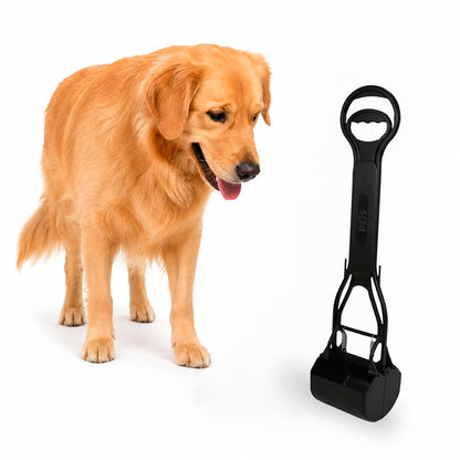 Fancy Pets Recogedor de Heces para Perros Talla GDE, Ligero, Práctico y Ergonómico, Compatible con Bolsas Desechables, Fácil de Usar y Transportar