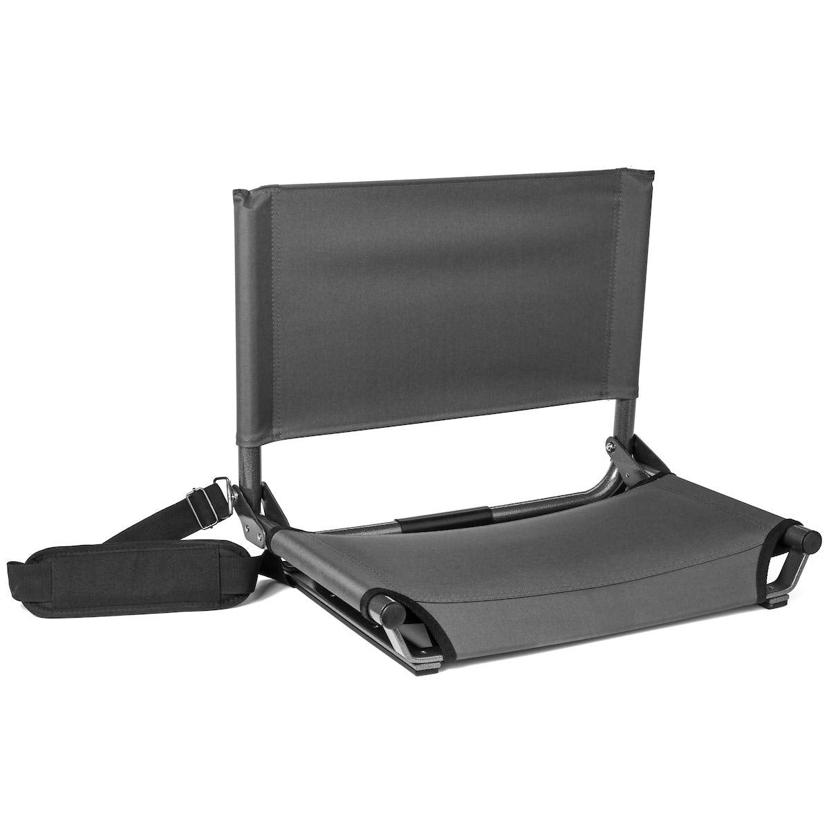 Cascade Mountain Tech Asiento de Estadio Plegable para Bancos y blanqueadores con Correa para el Hombro