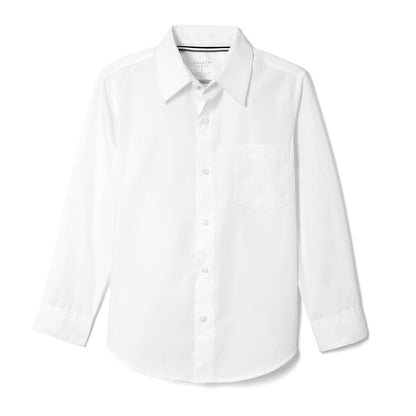 French Toast Boys' Long Sleeve Poplin Dress Shirt