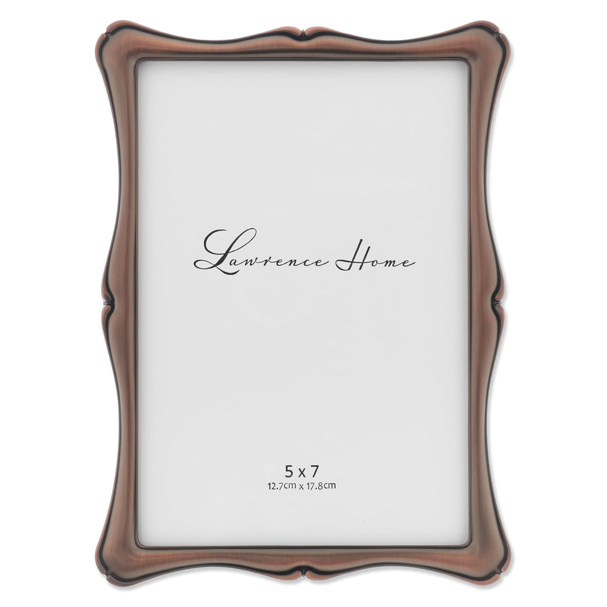 Lawrence Frames Marco de Fotos de Metal Plateado - 12,7 x 17,78 cm (5x7 pulg.) - Bronce