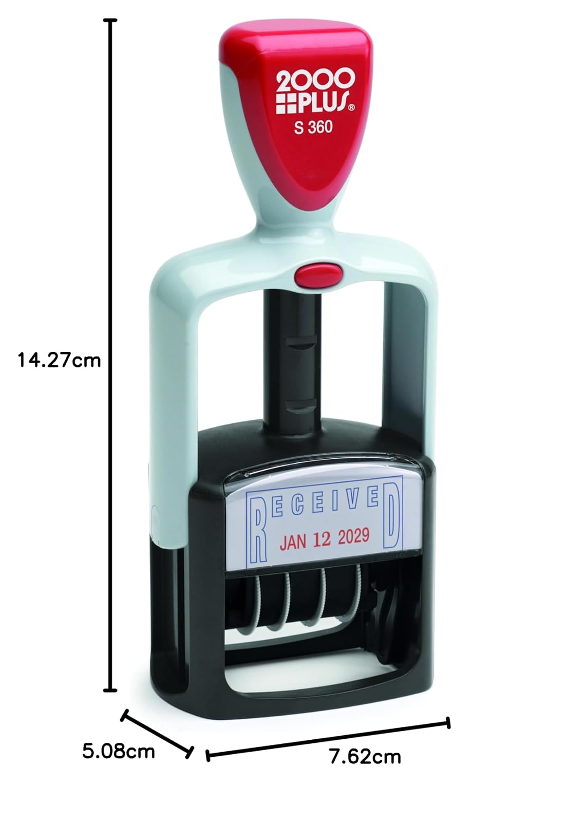 Cosco 2000 Plus autoentintado tipo de dos colores tamaño 1 1/2 inReceivedin Dater (011034)