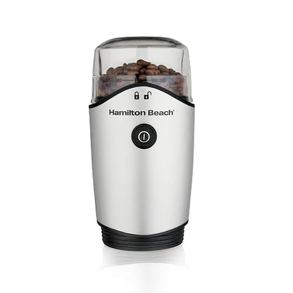 Hamilton Beach 80350G Molino de Café y Especias, 12 Tazas, Plata