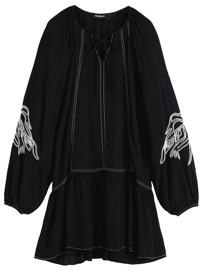 Desigual Vest_silvianegro Vestido Mujer