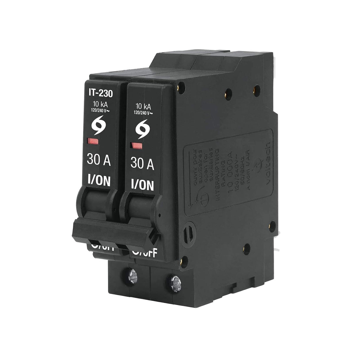 Volteck IT-215, Interruptor termomagnético, 2 polos - 30 A