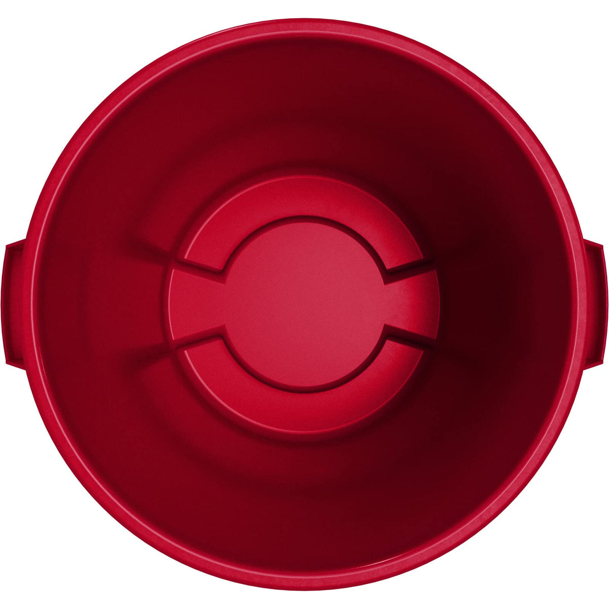 Carlisle FoodService Products Bronco Red 84102005 - Contenedor de basura redondo de 20 galones - Paquete de 6