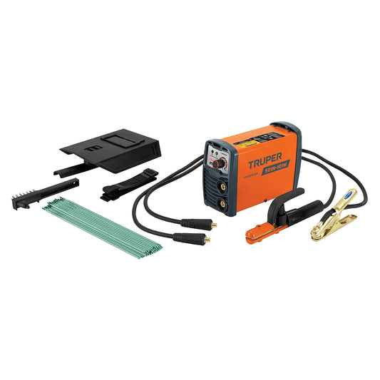 Truper SOIN-101M, Mini soldadora inversora 100 A 127 V ligera y compacta