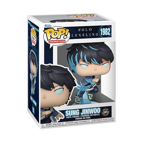 Funko Pop! Animation: Solo Leveling - Sung Jinwoo (1 in 6 Chase Chance) | Mercancía Oficial de Anime - Figura de Vinilo Coleccionable para Decoración - Regalo de Cumpleaños para Fans