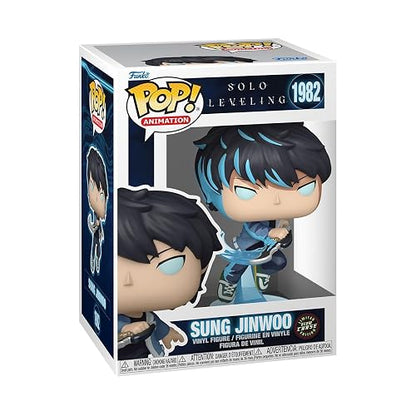 Funko Pop! Animation: Solo Leveling - Sung Jinwoo (1 in 6 Chase Chance) | Mercancía Oficial de Anime - Figura de Vinilo Coleccionable para Decoración - Regalo de Cumpleaños para Fans