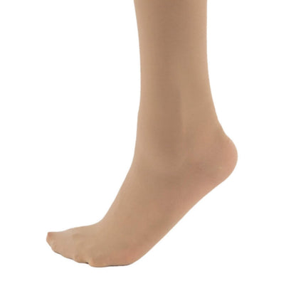 JOBST Ultrasheer Medias de compresión, Baja 15-20mmHg, Pantimedia, Talla L | Punta Cerrada, Color Natural, Compresión de Grado Médico