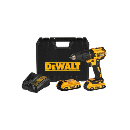 DEWALT Taladro Inalámbrico 1/2" 20V con Caja de Herramientas, DCD7781D2 | Taladro Percutor Atornillador de 1/2" (13mm), Incluye Caja para Herramientas, 20V