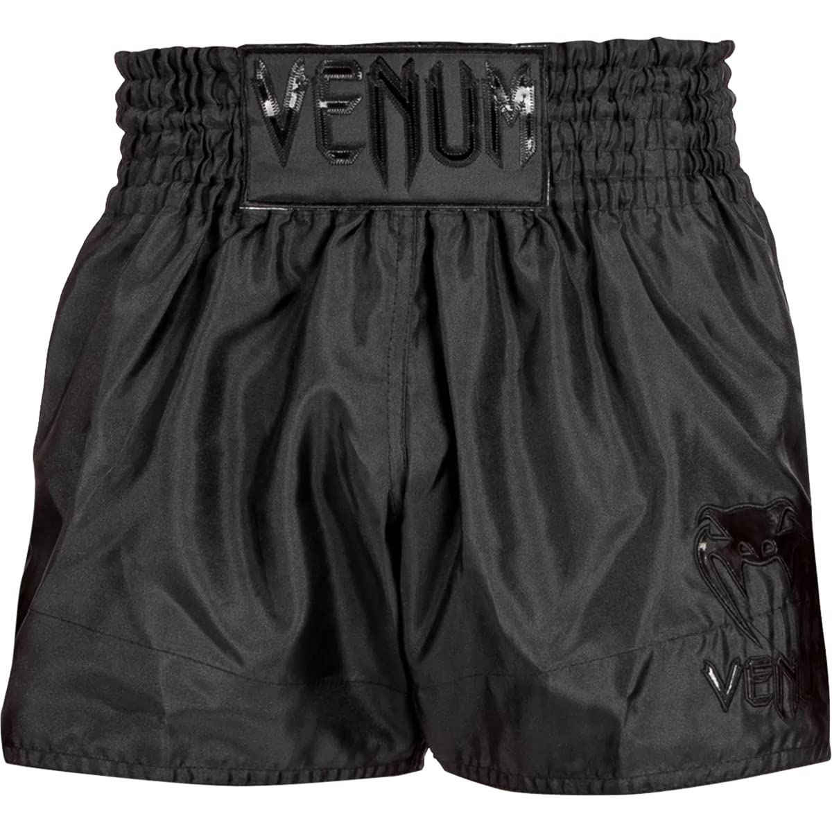 Venum Venum Classic Muay Thai Shorts - Black/Black Venum Classic Muay Thai Shorts - Negro/Negro Unisex Adulto