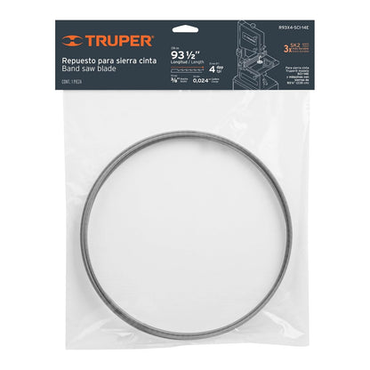 Truper R93X4-SCI-14E, Repuesto sierra 93" x 4 dpp, para sierra cinta SCI-14E