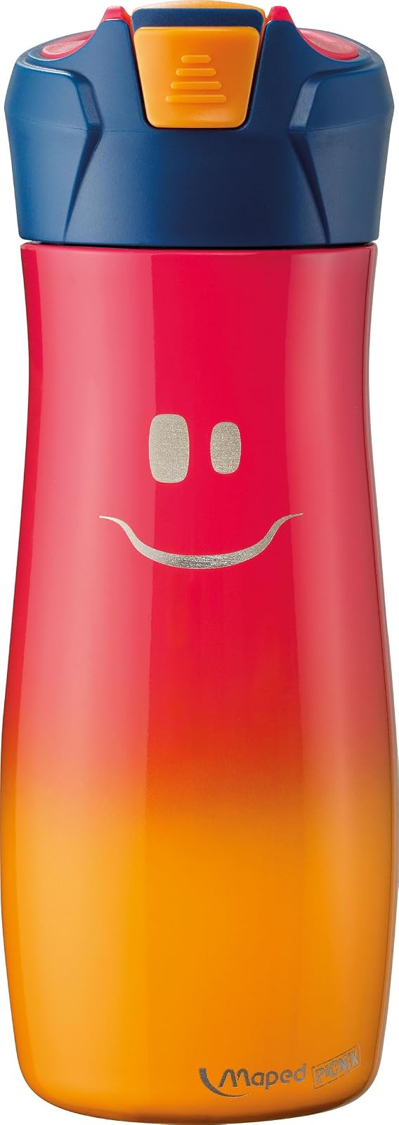 Maped Picnik - Botella de agua, acero inoxidable, 580 ml, Rosa