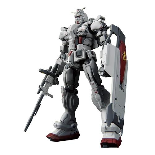 Bandai Hobby HG - Gundam EX RFV, Requiem for Vengeance, Escala 1/144, Kit | Estante sable móvil, cinturón municiones flexible, escudo con detalles traseros, rifle de haz y 3 sables incluidos, para 8+