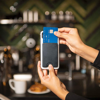 PopSockets PopWallet: portafolios extraíble y reposicionable, Color Negro