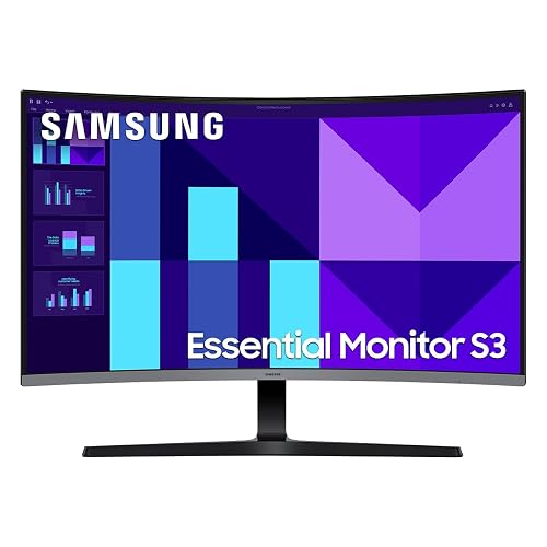 Samsung Monitor Curvo 27 Pulgadas Essential S3, S39GD, FHD, 100Hz