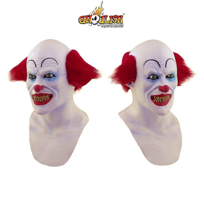 Máscara de Látex de Payaso Asesino de Miedo Terror con Pechera Ideal para Halloween por Ghoulish Productions
