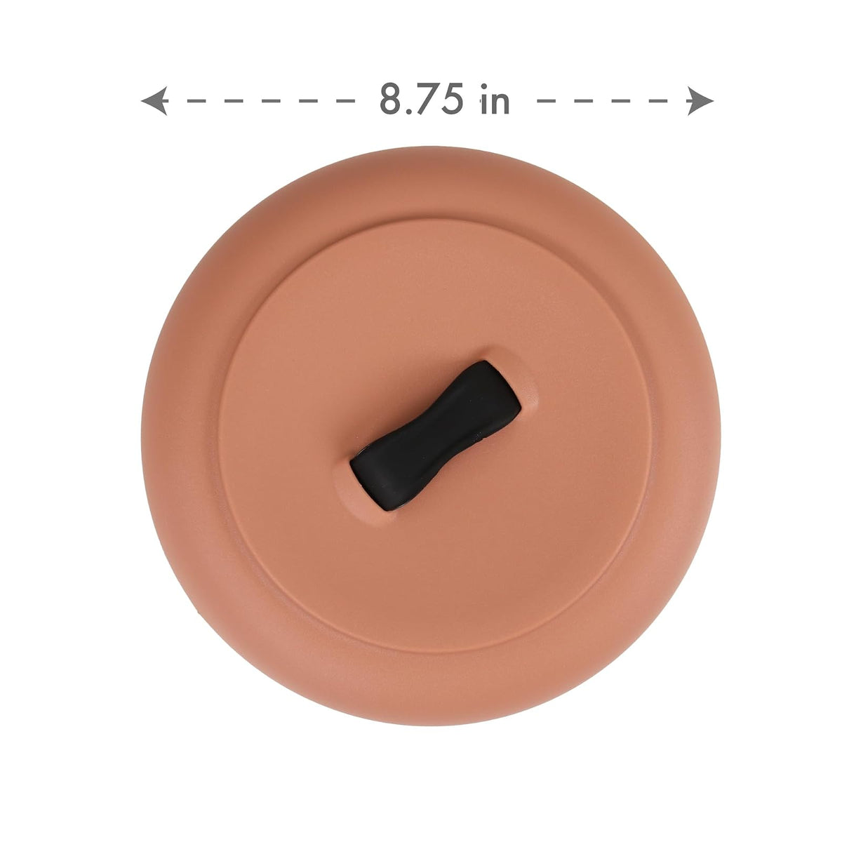 Dexas - Calentador de omelette de 8.75 pulgadas, calentador de omelette para microondas, color Terra Cotta, perfecto para calentar tortillas, pan, panqueques, pan de maíz, calentadores de alimentos,