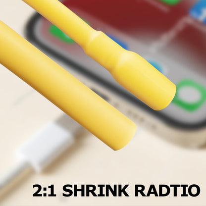 Tubos Termorretráctiles 800 Piezas, 12 Calibres, Contracción 2:1 | Kit Organizador Para Cables Con Caja Clasificadora, Material Aislante Para Reparación Eléctrica Y Proyectos DIY