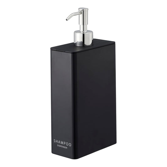 YAMAZAKI Tower - Dispensador de champú Rectangular Negro