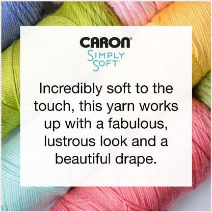 Caron Simply - Hilo gris emplumado suave - Paquete de 3 unidades de 170 g/6 oz - Acrílico - 4 Medianos (Worsted) - 315 yardas - Tejer/Crochet