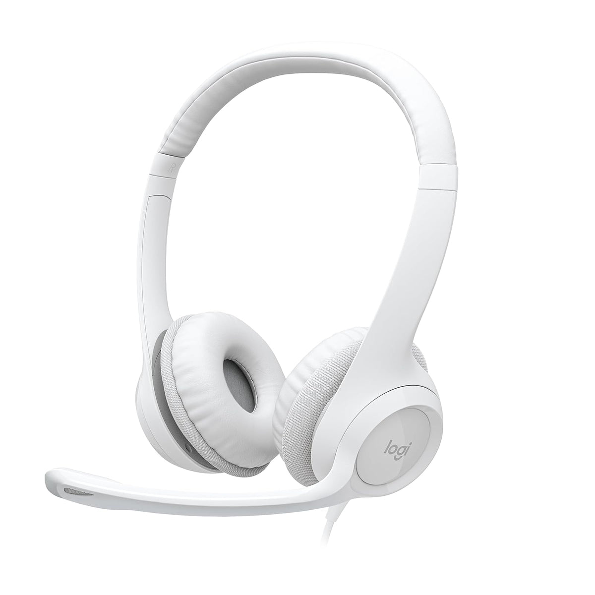 Logitech H390 Headset con Cable USB para PC/Laptop - Blanco
