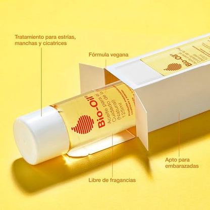 Bio-Oil, Aceite Corporal, Disminuye Cicatrices y Estrías, Elaborado con Aceites Naturales, Skincare Oíl, 125 ml